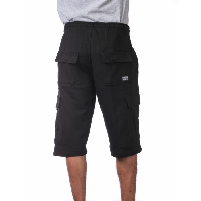Pro Club Men's Fleece Cargo Shorts