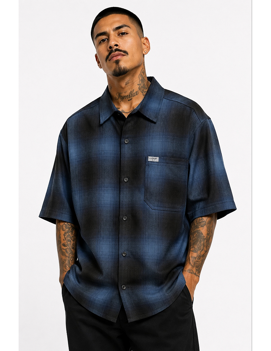 CalTop 2000 Short Sleeve Plaid Shirt