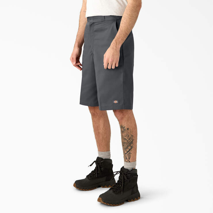 Dickies Loose Fit Flat Front Work Shorts, 13" D42283