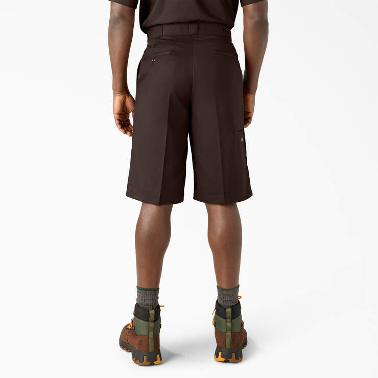 Dickies Loose Fit Flat Front Work Shorts, 13" D42283