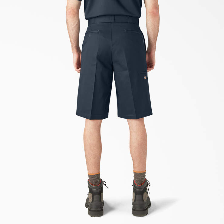 Dickies Loose Fit Flat Front Work Shorts, 13" D42283