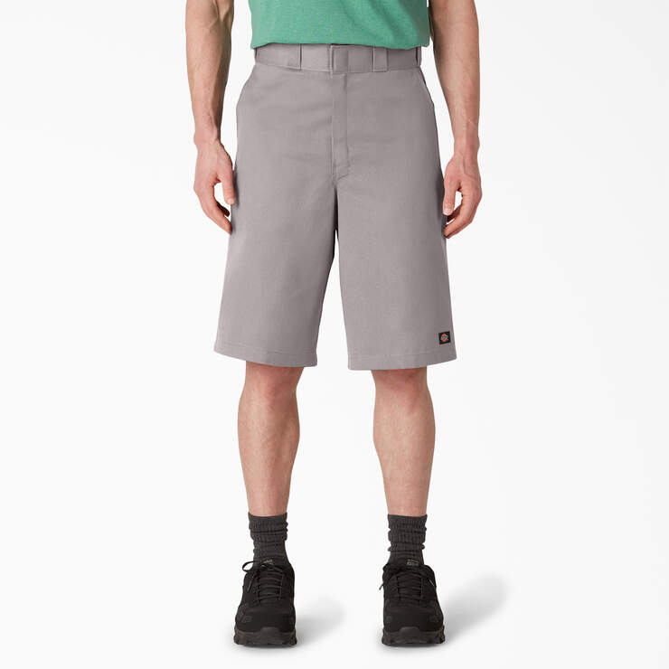 Dickies Loose Fit Flat Front Work Shorts, 13" D42283