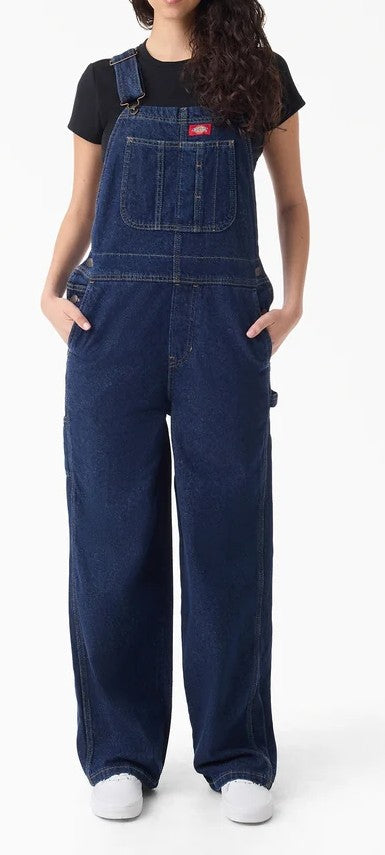 Dickies Women's Loose Denim Bib (A88EC)