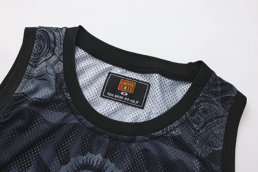 FB County Graffiti Basketball Jersey