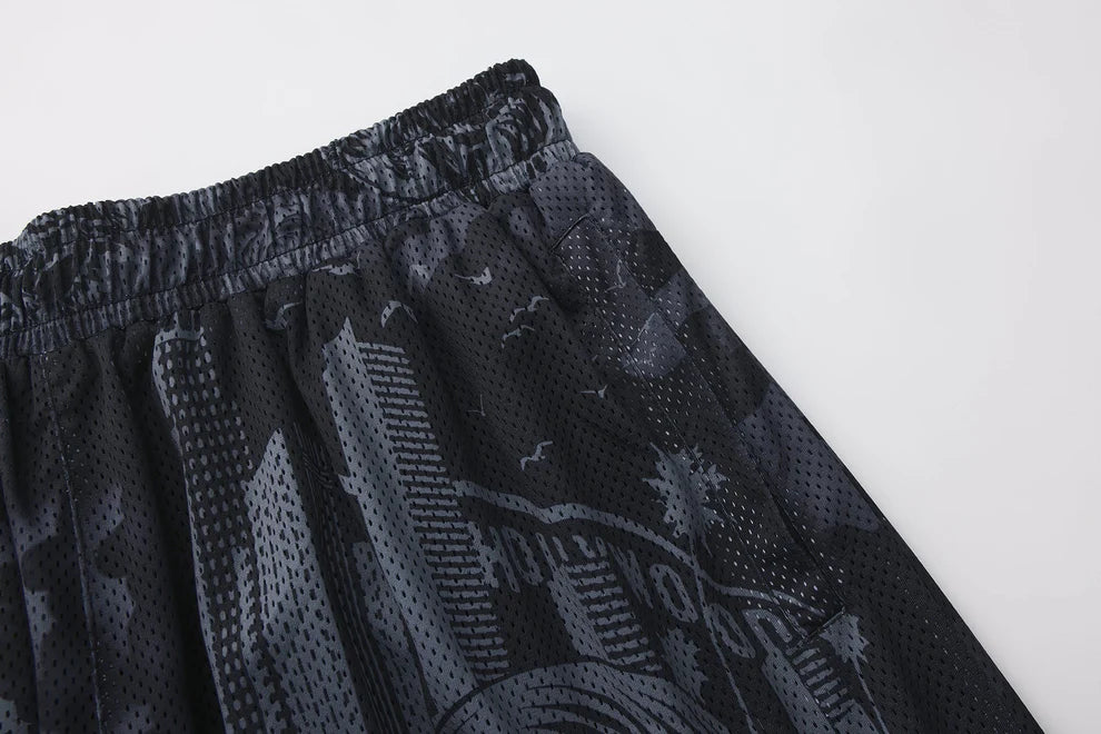 FB County Graffiti Mesh Shorts