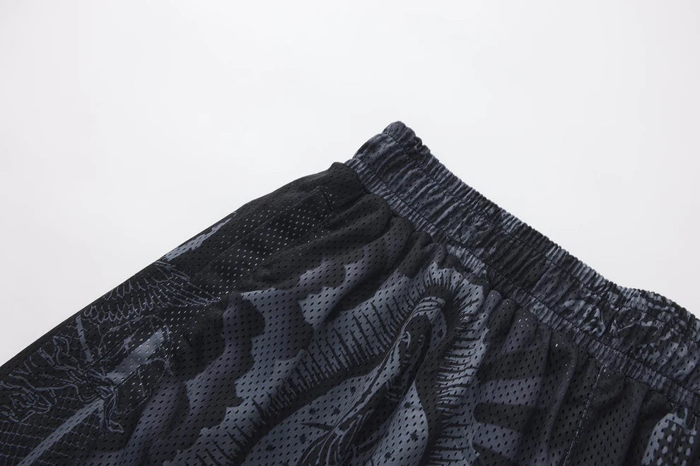 FB County Graffiti Mesh Shorts