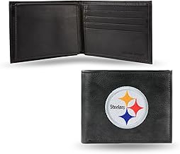 NFL Embroidered Leather Billfold Wallet