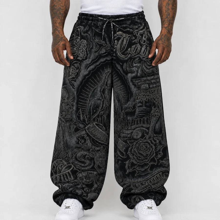 FB County Iced Out Sweatpants