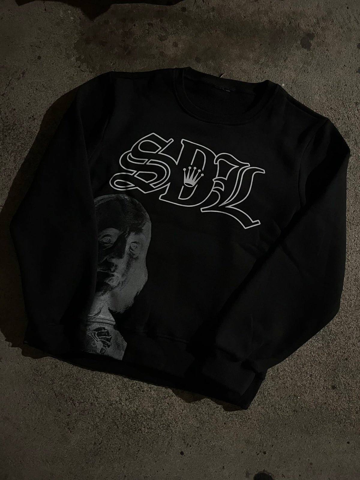 SDL Graphic Crew Neck Sweaters