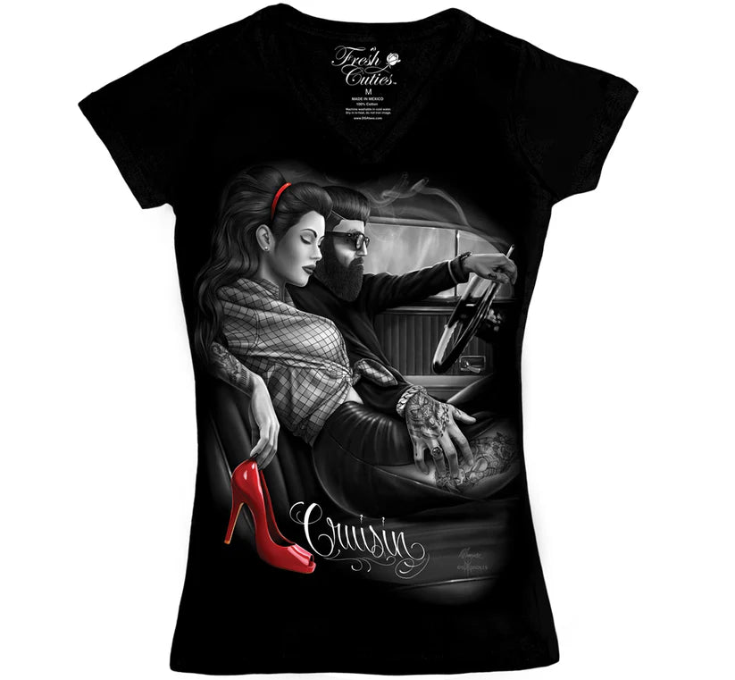 DGA Fresh Cuties Women's V-Neck Tee