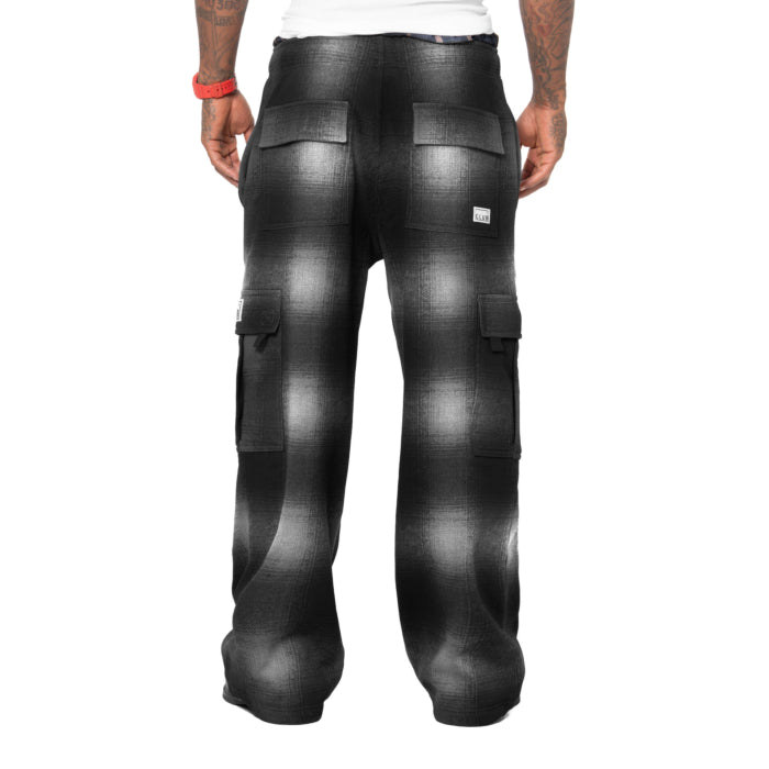 Pro Club Men's Heavyweight Ombre Fleece Cargo Sweatpant 51PC0405