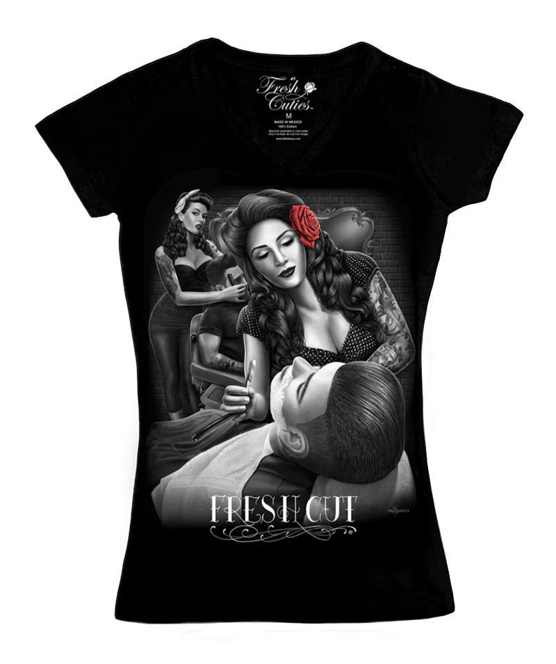 DGA Fresh Cuties Women's V-Neck Tee